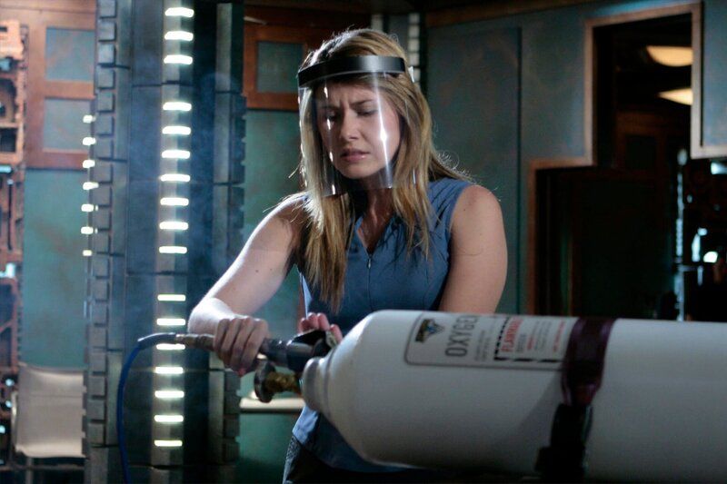 Stargate Atlantis Season4 EP Quarantine, Stargate Atlantis Staffel4 EP QUARANTÄNE, Regie USA 2004, Darsteller Jewel Staite – Bild: MGM ©SYFY Photocredit Mandatory, Editorial Use Only, NO archive, NO Resale /​ Eike Schroter