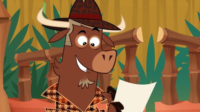 Sherlock Yack freut sich auf ein gutes Mittagessen. – Bild: ZDF/​Mondo tv