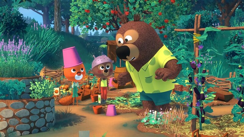 Edmund, Luzie und Baldur, die Ritter des Gemüsegartens – Bild: hr/​MIAM! Animation