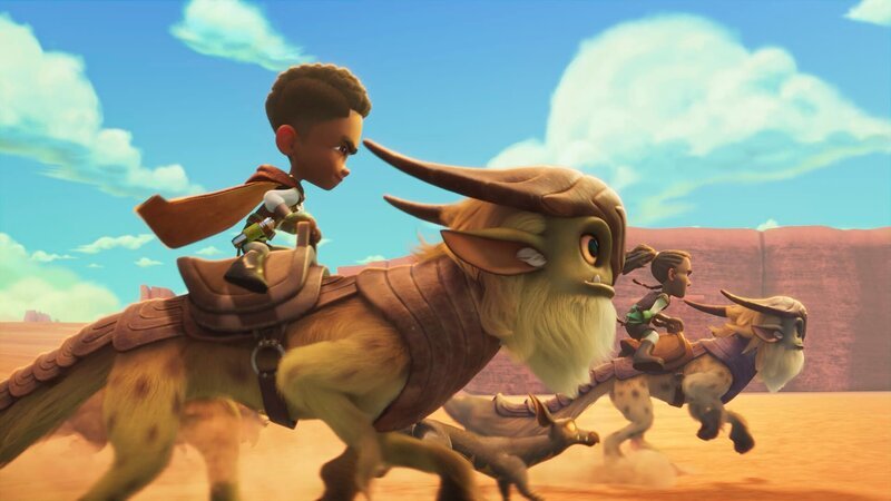 Kai Brightstar , und Bell Zettifar – Bild: Courtesy of Disney+