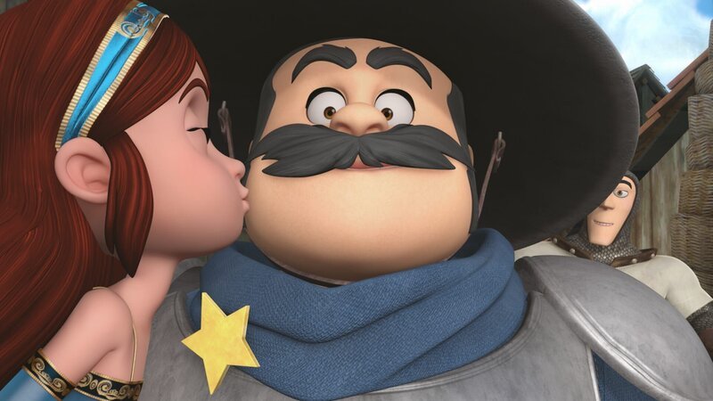 Marian gratuliert dem Sheriff mit einem Kuss. – Bild: ZDF/​Method Animation/​DQ Entertainment/​Fabrique d’images/​ZDF Enterprises/​De Agostini