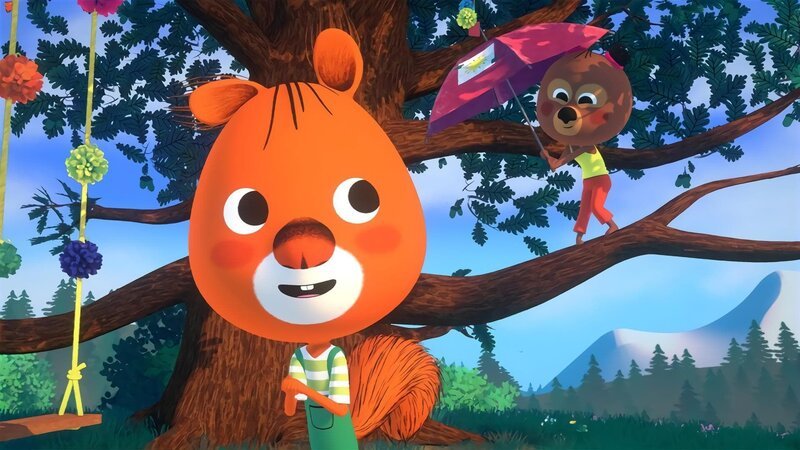 Edmund und Luzie wollen Regen und Schnee herbeizaubern. – Bild: hr/​MIAM! Animation