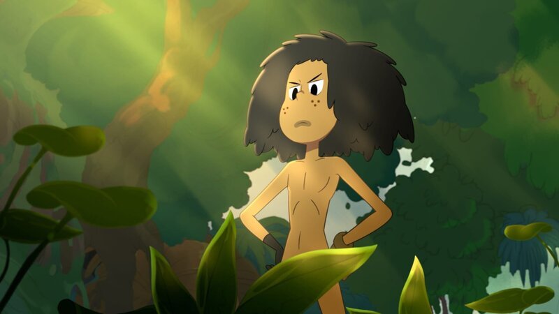 Enki in Tarzan-Manier – Bild: WDR/​2021 Cyber Group Studios