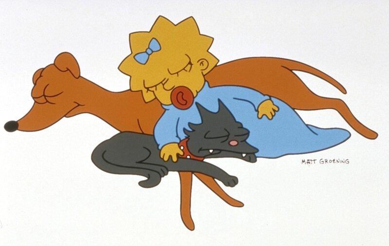 (10. Staffel) – Ihr Nuckeln am Schnuller ist unüberhörbar: die kleine Maggie Simpson. – Bild: Twentieth Century Fox Film Corporation