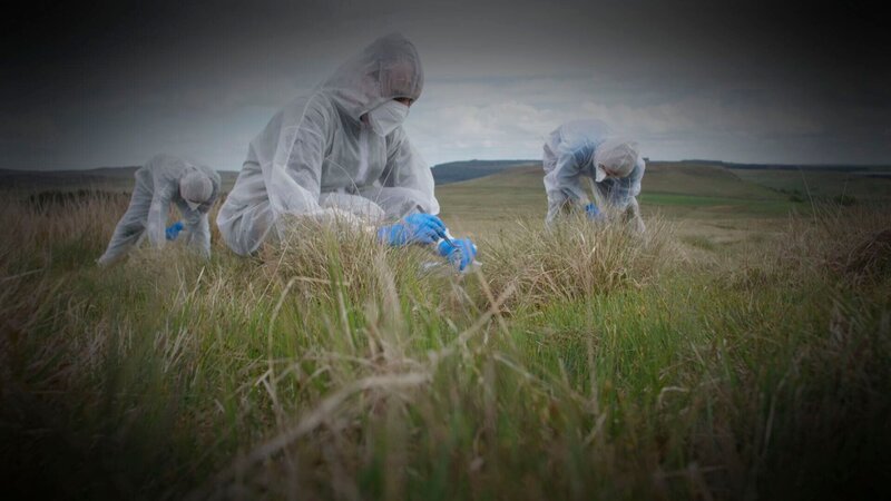 Forensiker auf Spurensuche. – Bild: cinflx /​ Crime + Investigation /​ Rare Television Ltd.