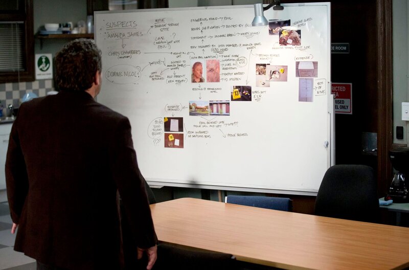 Detective Mike Shepherad (Neill Rea) versucht herauszufinden, wer den einflussreichen Weinkritiker Paul Winterson (Alistair Browning, Foto) in einem Gärungssilo ertränkt hat. – Bild: ARD Degeto/​All3Media international