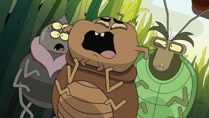 Die Insekten sind allerings gar nicht gut auf Menschen zu sprechen. – Bild: SUPER RTL