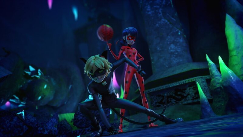 L-R: Cat Noir und  Ladybug – Bild: Disney © Disney•Pixar © & ™ Lucasfilm LTD © Marvel. Alle Rechte Vorbehalten