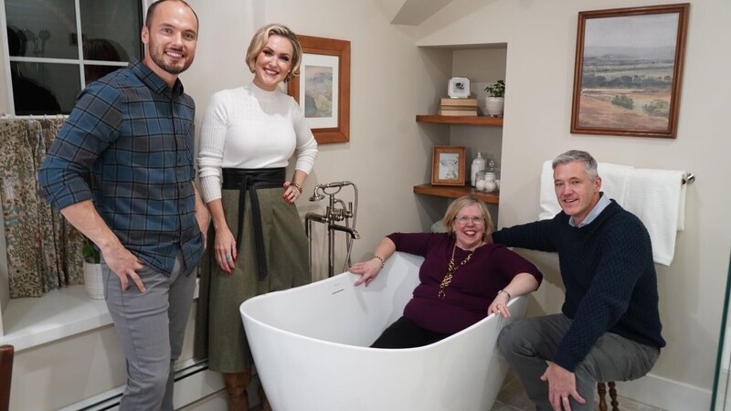 (v.l.n.r.) Billy Pearson; Carolyn Wilbrink; Anne; David – Bild: 2023 Farmhouse Facelift 3 TV Inc. All Rights Reserved. Lizenzbild frei