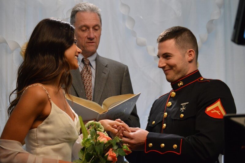 Erin Heavilin and Jon Corwin tie the knot on November 10th, 2012 in Las Vegas, after the Marne Corp Ball. – Bild: Investigation Discovery /​ Discovery Communications