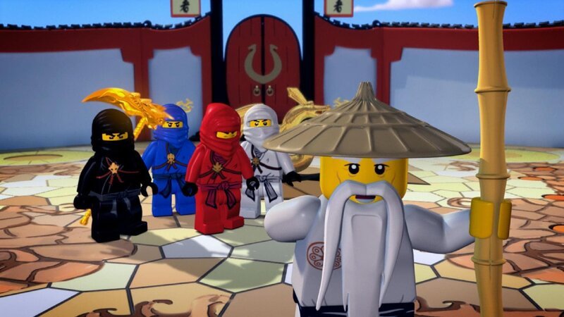Meister Sensei Wu ist der Meinung, dass die angehenden Ninjas noch einiges lernen müssen. – Bild: LEGO Group