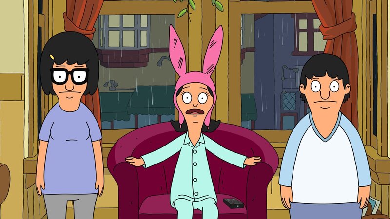 L-R: Tina, Louise, Gene – Bild: ViacomCBS /​ FOX /​ BOB’S BURGERS