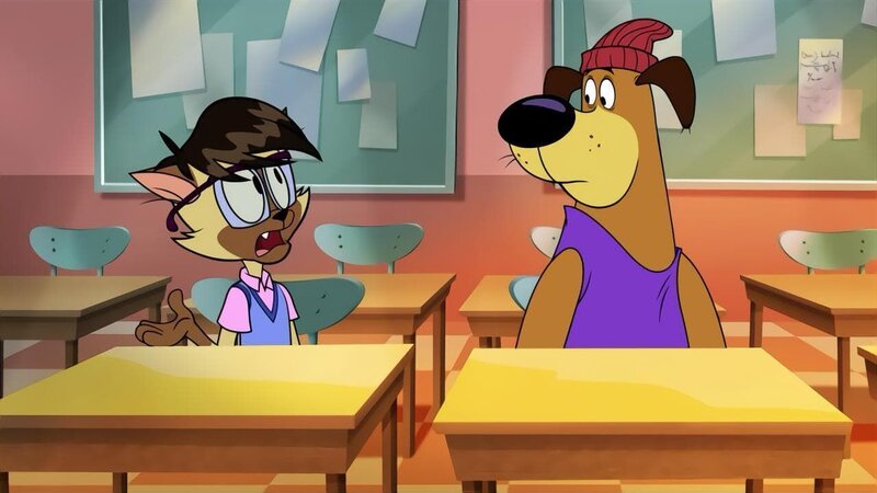 L-R: Chester (voiced by Sean Astin), Harold (voiced by Brian Kimmet), Bunnicula (voiced by Chris Kattan) – Bild: Boomerang (DE) /​ Warner Bros. Entertainment Inc.