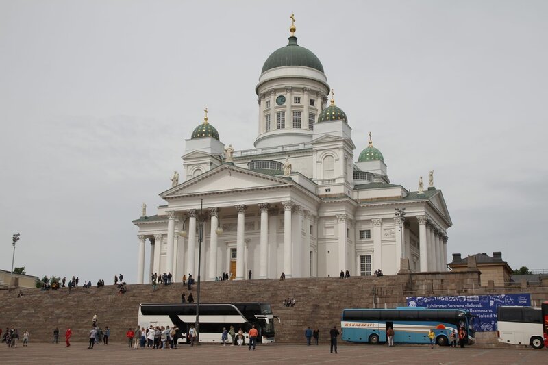 Blick auf den Dom in Helsinki. – Bild: Bewegte Zeiten Filmproduktion GmbH/​BR/​Henning Kröger