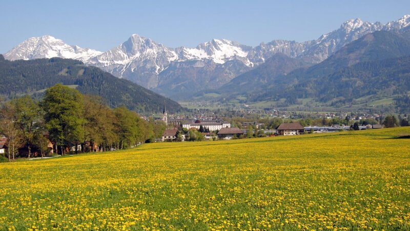 Stift Admont im Frühling. – Bild: 3sat Stift Admont im Frühling. – Bild: 3sat