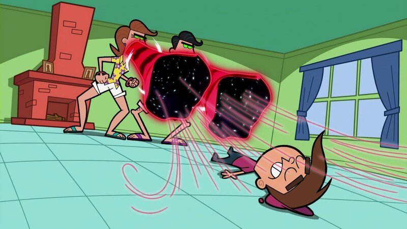 L-R: Mrs. Turner, Mr. Turner, Timmy – Bild: Paramount