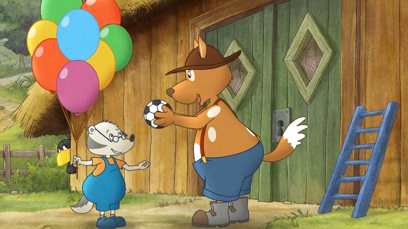 Der Kleine Dachs ist Sieger des Hofturniers. – Bild: SWR/​NDR/​Akkord Film