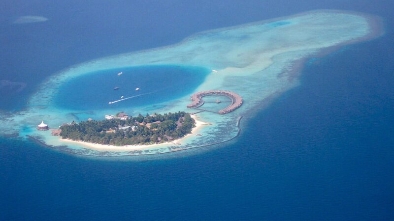 Im Ari-Atoll finden sich zahlreiche der teuersten Luxusressorts, wie das Conrad-Rangali. Wasserbungalows kosten hier bis zu 12.000 US-Dollar die Nacht. Ein strenges Gesetz zum Schutz der Fischbestände auf den Malediven. – Bild: ZDF und SWR Im Ari-Atoll finden sich zahlreiche der teuersten Luxusressorts, wie das Conrad-Rangali. Wasserbungalows kosten hier bis zu 12.000 US-Dollar die Nacht. Ein strenges Gesetz zum Schutz der Fischbestände auf den Malediven. – Bild: ZDF und SWR