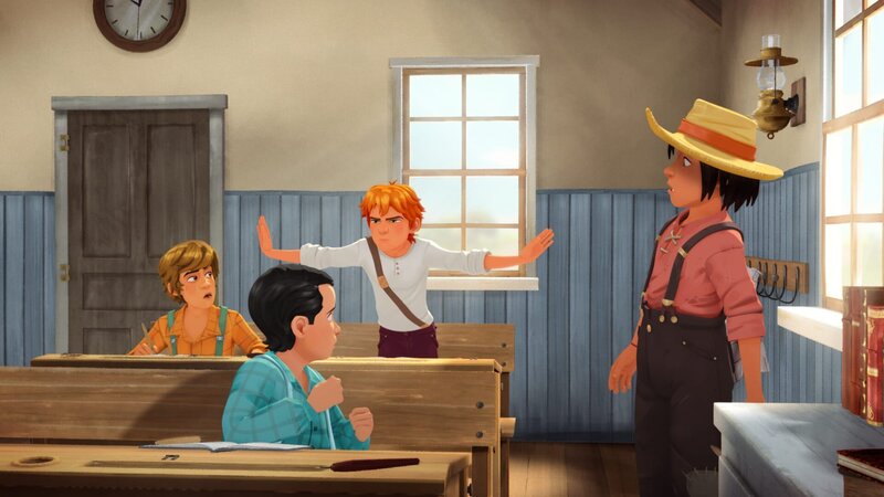 Tom zettelt einen Schulstreik an. – Bild: HR/​2019 Cyber Group