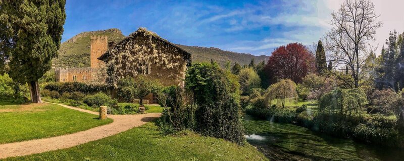 Garten von Ninfa. – Bild: 3sat