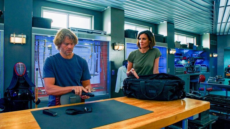 Marty Deeks (Eric Christian Olsen, l); Special Agent Kensi Blye (Daniela Ruah, r.) – Bild: ORF/​Sevenone International/​CBS