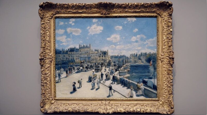  Auguste Renoir „Pont Neuf“, 1872 in der National Gallery of Art, Washington – dieses Gemälde malte Renoir an einem einzigen Tag. (Ailsa Mellon Bruce Collection). – Bild: ORF/​3B-Poduktion/​Jérôme Colin