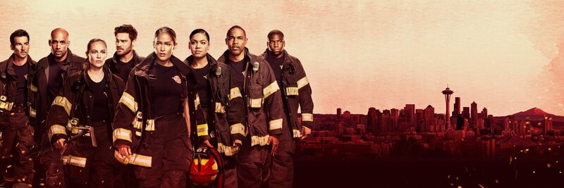 v.li.: Travis Montgomery (Jay Hayden), Robert Sullivan (Boris Kodjoe), Maya Bishop (Danielle Savre), Jack Gibson (Grey Damon), Andy Herrera (Jaina Lee Ortiz), Victoria Hughes (Barrett Doss), Ben Warren (Jason George), Dean Miller (Okieriete Onaodowan). – Bild: ORF/​Disney/​ABC