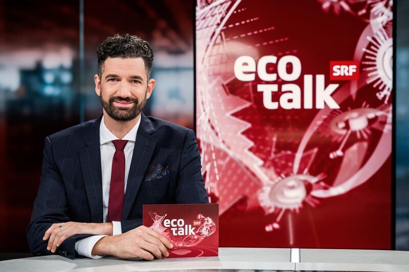 Andi Lüscher – Moderator Eco Talk – Bild: SRF/​Oscar Alessio