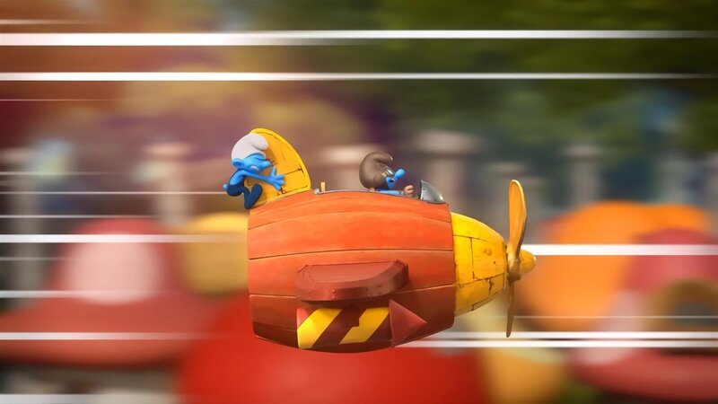 Der erste Rettungsversuch ist gescheitert. – Bild: KiKA/​Peyo Productions, Dupuis Édition & Audiovisuell 2020