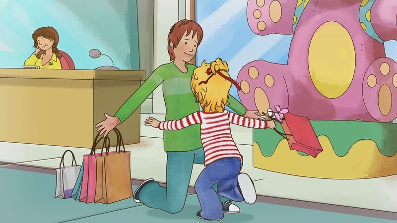 Conni ist überglücklich, dass sie ihre Mama wieder gefunden hat. – Bild: ZDF/​Henning Windelband/​Youngfilms GmbH