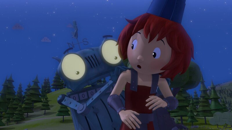 Rost ist ganz anders als sonst. Er versteckt sich hinter Bö. – Bild: ZDF/​Caligari