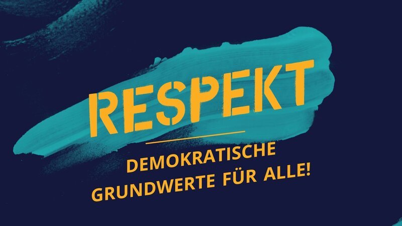 Logo „Respekt – Demokratische Grundwerte für alle“ – Bild: ZDF und BR, Simon Heimbuchner