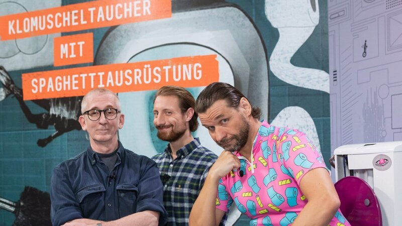 Martin Moder (Molekularbiologie), Martin Puntigam, „Gunkl“ Günther Paal (Kabarettist und ÖKP-Preisträger). – Bild: ZDF und ORF/​Regine Schöttl
