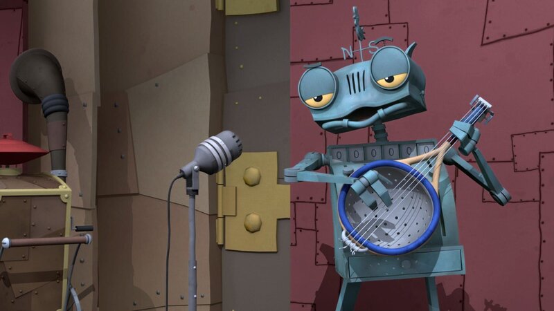 Ritter Rost bei einem Solo. – Bild: ZDF/​Caligari