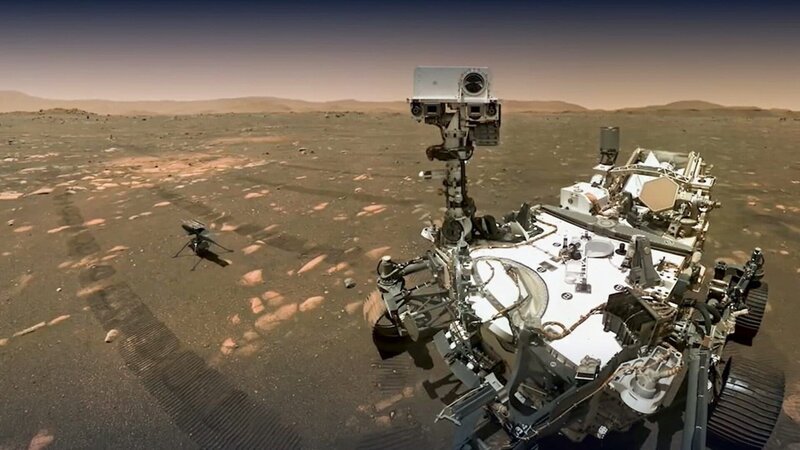 SRF school 42 – Die Antwort auf fast alles Folge 14 Werden wir wirklich zum Mars reisen? Eine Raumsonde – Bild: SRF/​NDR/​ARTE