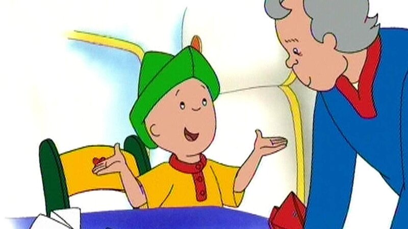 Was soll Caillou bloß seinem Vater zum Vatertag schenken? Mit ein bisschen Hilfe von Opa gelingt es ihm tatsächlich, ein einmaliges Geschenk zu machen. – Bild: SUPER RTL (C) Das SUPER RTL-Bildmaterial darf nur zur redaktionellen Berichterstattung im Zusammenhang mit der jeweiligen Sendung unter Angabe der Credits und Beachtung der unter http:/​/​kommunikation.superrtl.de genannten Nutzungsbeschränkungen verwendet