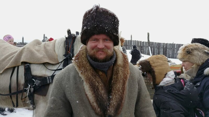 Der Pferdeschlittenfahrer Sigurd Svendsen nach seiner Ankunft in Røros – Bild: 3sat