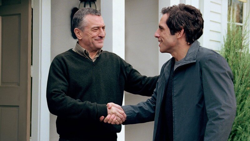 Greg Focker (Ben Stiller, re.) mit Schwiegervater in spe, Jack Byrnes (Robert De Niro) – Bild: RTL II