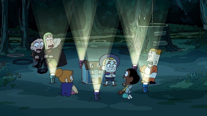 v.li.: Tabitha, Courtney, Kelsey, Dollhouse Boy, Craig, J.P. – Bild: The Cartoon Network, Inc.