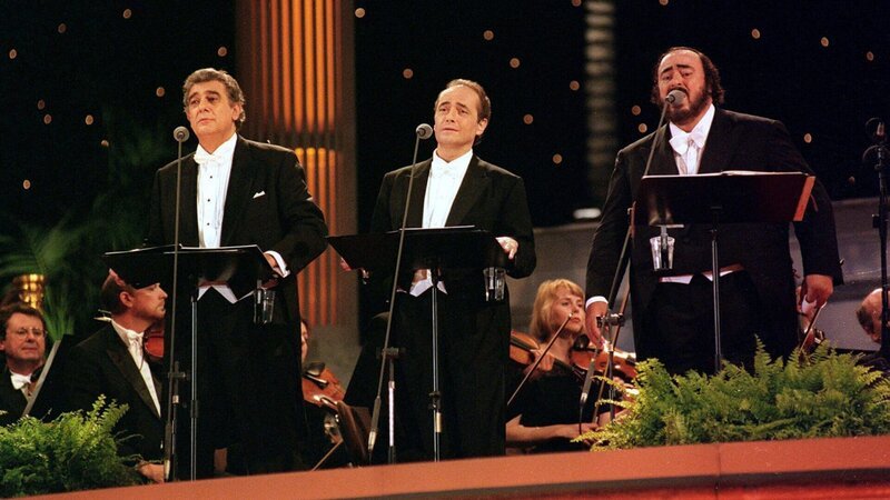 Placido Domingo, Jose Carreras, Luciano Pavarotti. – Bild: ZDF und ORF/​Thomas Ramstorfer