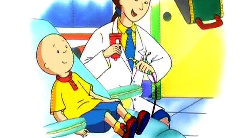 Beim Zahnarzt ist es gar nicht so schlimm, wie Caillou bisher dachte. – Bild: SUPER RTL Das SUPER RTL-Bildmaterial darf nur zur redaktionellen Berichterstattung im Zusammenhang mit der jeweiligen Sendung unter Angabe der Credits und Beachtung der unter http:/​/​kommunikation.superrtl.de genannten Nutzungsbeschränkungen verwendet wer