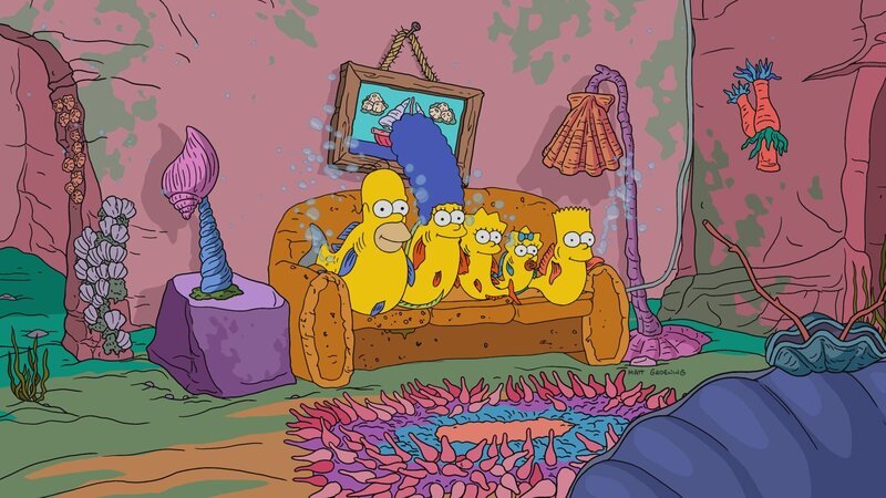 Neue, große und kleine Abenteuer warten auf (v.l.n.r.) Homer, Marge, Lisa, Maggie und Bart … – Bild: Fox