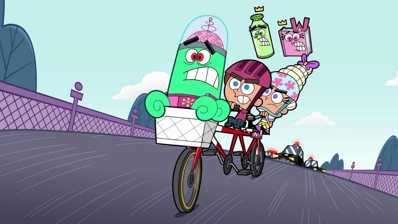 L-R: Mark, Chloe, Cosmo, Timmy, Wanda – Bild: ViacomCBS