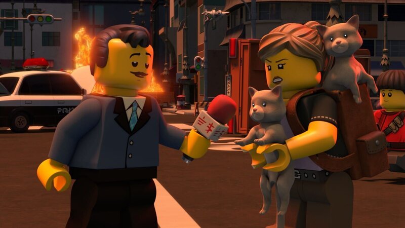 Fred Finely berichtet live vom Ort des Geschehens. – Bild: LEGO
