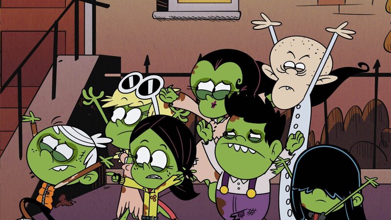 v.li.: Lincoln, Leni, Ronnie Anne, Carlota, CJ, Boris, Lucy – Bild: Paramount