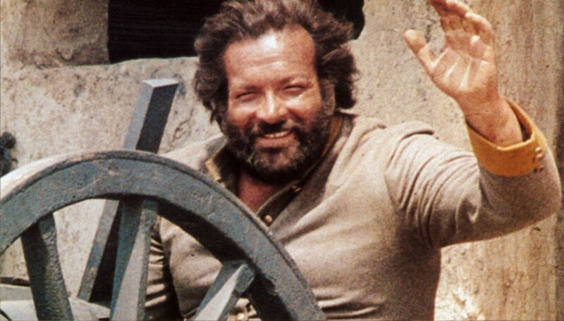 Bud Spencer (Eli Sampson, l.) und Colonel Pembroke (James Coburn) +++ Die Verwendung des sendungsbezogenen Materials ist nur mit dem Hinweis und Verlinkung auf RTL+ gestattet. +++; Bud Spencer (Eli Sampson, l.) und Colonel Pembroke (James Coburn) +++ Die Verwendung des sendungsbezogenen Materials ist nur mit dem Hinweis und Verlinkung auf RTL+ gestattet. +++ – Bild: RTL / TERZA / EUROPRODIS / CORONA Bud Spencer (Eli Sampson, l.) und Colonel Pembroke (James Coburn) +++ Die Verwendung des sendungsbezogenen Materials ist nur mit dem Hinweis und Verlinkung auf RTL+ gestattet. +++; Bud Spencer (Eli Sampson, l.) und Colonel Pembroke (James Coburn) +++ Die Verwendung des sendungsbezogenen Materials ist nur mit dem Hinweis und Verlinkung auf RTL+ gestattet. +++ – Bild: RTL / TERZA / EUROPRODIS / CORONA