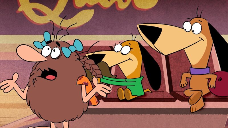 v.li.: Captain Caveman, Augie Doggie, Doggie Daddy – Bild: TM & © Hanna Barbera