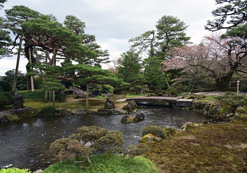 Der Kenroku-Park in Kanazawa – er gehört zu den drei perfekten Gärten Japans. – Bild: SWR/​Harald Kirchner