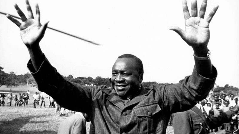 Als Diktator ging Idi Amin mit martialischen Methoden gegen politische Gegner in seinem eigenen Volk vor. – Bild: Honorarfrei – nur für diese Sendung bei Nennung ZDF und PBS.