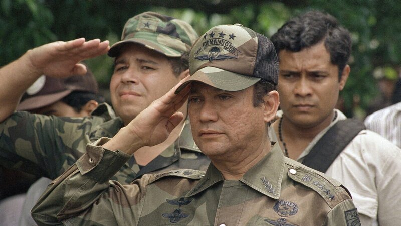 Manuel Noriega – der ehemalige Präsident und Diktator Panamas. – Bild: ZDF, PBS